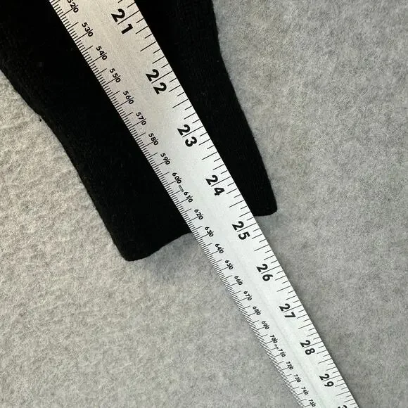 Gap Brooklyn Boat Neck Sweater Womens Small True Black Wool Blend Long Sleeve - Picture 10 of 10